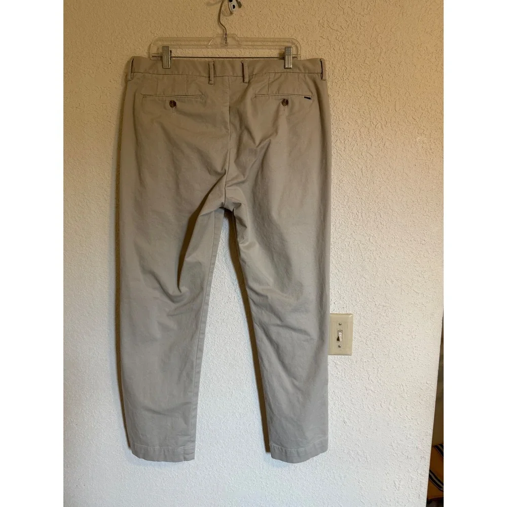 Polo Ralph Lauren Mens Stretch Straight Fit Chino Pants Khaki Tan 36x30 RN41381